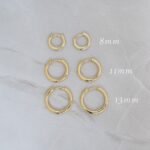 925 Silver Minimalist Hoop Earrings - Image 2