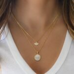 925 Silver Mother of Pearl Cross Necklace - Image 4