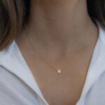 925 Silver Opal Flower Necklace - Image 9