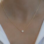 925 Silver Opal Flower Necklace - Image 7