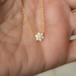 925 Silver Opal Flower Necklace - Image 8