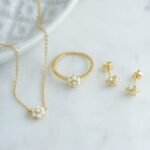 925 Silver Opal Flower Necklace - Image 3