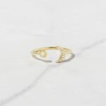 925 Silver Opal Moon Ring - Image 2