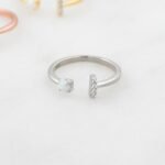 925 Silver Open Cuff Opal Ring - Image 6