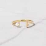 925 Silver Open Cuff Opal Ring - Image 3