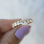 925 Silver Oval Diamond Ring - Image 7