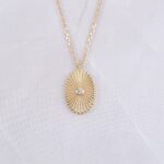 925 Silver Oval Medallion Necklace - Image 5
