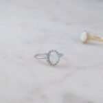 925 Silver Oval Opal Ring - Image 2
