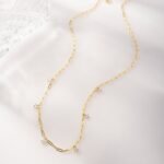 925 Silver Paperclip Charm Necklace - Image 6