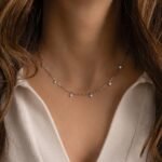 925 Silver Paperclip Charm Necklace - Image 4