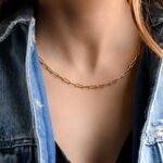 925 Silver Paperclip Necklace - Image 6