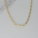 925 Silver Paperclip Necklace - Image 3