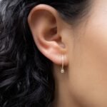 925 Silver Charm Huggies Earrings - Image 5