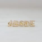 925 Silver Initial Studs Earrings - Image 2