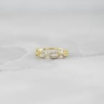 925 Silver Pave Link Ring - Image 2