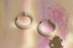 925 Silver Tube Hoops Earrings - Image 4