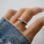 925 Silver Pear Statement Ring - Image 2