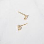 925 Silver Pear Studs Earrings - Image 6