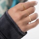 925 Silver Plain Beaded Ring - Image 5