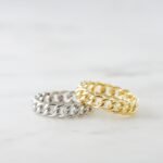 925 Silver Plain Chain Ring - Image 2