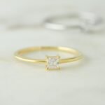 925 Silver Princess Cut Engagement Ring - Image 3