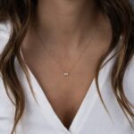 925 Silver Radiant Bezel Necklace - Image 5