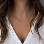 925 Silver Radiant Bezel Necklace - Image 2