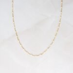 925 Silver Red-Orange Enamel Beaded Necklace - Image 5