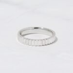 925 Silver Ridged Ring - Image 3