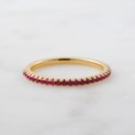 925 Silver Ruby Eternity Ring - Image 7