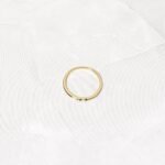925 Silver Sapphire 3 Stone Diamond Ring - Image 4