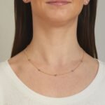 925 Silver Sapphire Beaded Necklace - Image 7