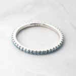 925 Silver Eternity Birthstone Rings - Image 2