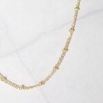 925 Silver Simple Beaded Necklace - Image 3