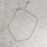 925 Silver Simple Beaded Necklace - Image 2