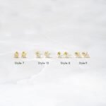 925 Silver Single Flat Back Earrings - Image 8