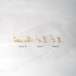 925 Silver Single Flat Back Earrings - Image 2