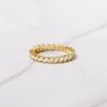 925 Silver Slanted Baguette Ring - Image 6