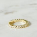 925 Silver Slanted Baguette Ring - Image 4