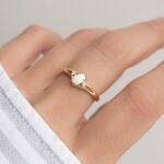 925 Silver Small Oval Opal Ring - Image 8