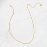 925 Silver Small Paperclip Necklace - Image 5