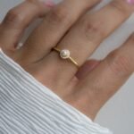 925 Silver Solitaire Pearl Ring - Image 5