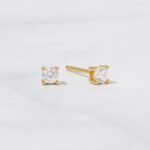 925 Silver Solitaire Studs Earrings - Image 7