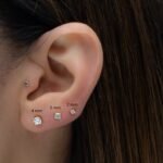 925 Silver Solitaire Studs Earrings - Image 6