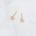 925 Silver Solitaire Studs Earrings - Image 5