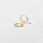 925 Silver Spiral Hoops Earrings - Image 7