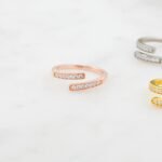 925 Silver Spiral Studded Ring - Image 3