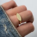 925 Silver Square Signet Ring - Image 7