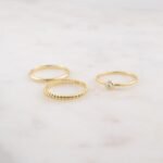 925 Silver Three Stacking Ring Set - Image 4