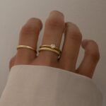 925 Silver Three Stacking Ring Set - Image 2